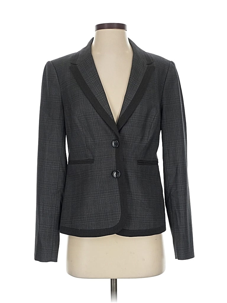 Pre-owned The Limited Blazer Jacket In Gray