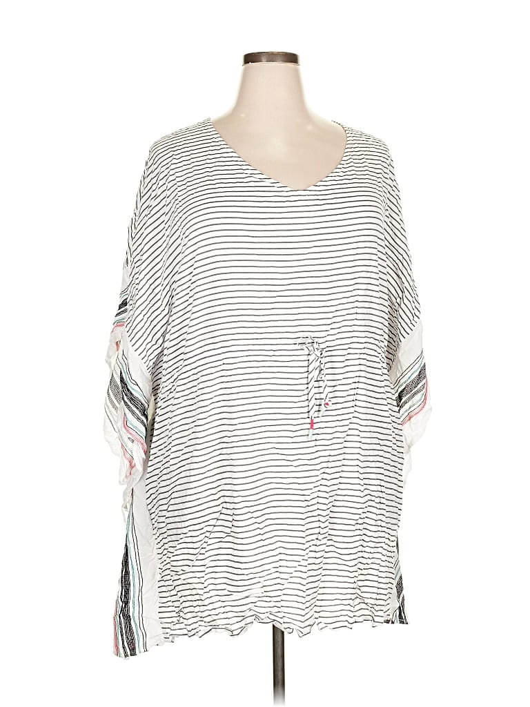 Pre-owned Swim By Cacique Casual Dress In Gray