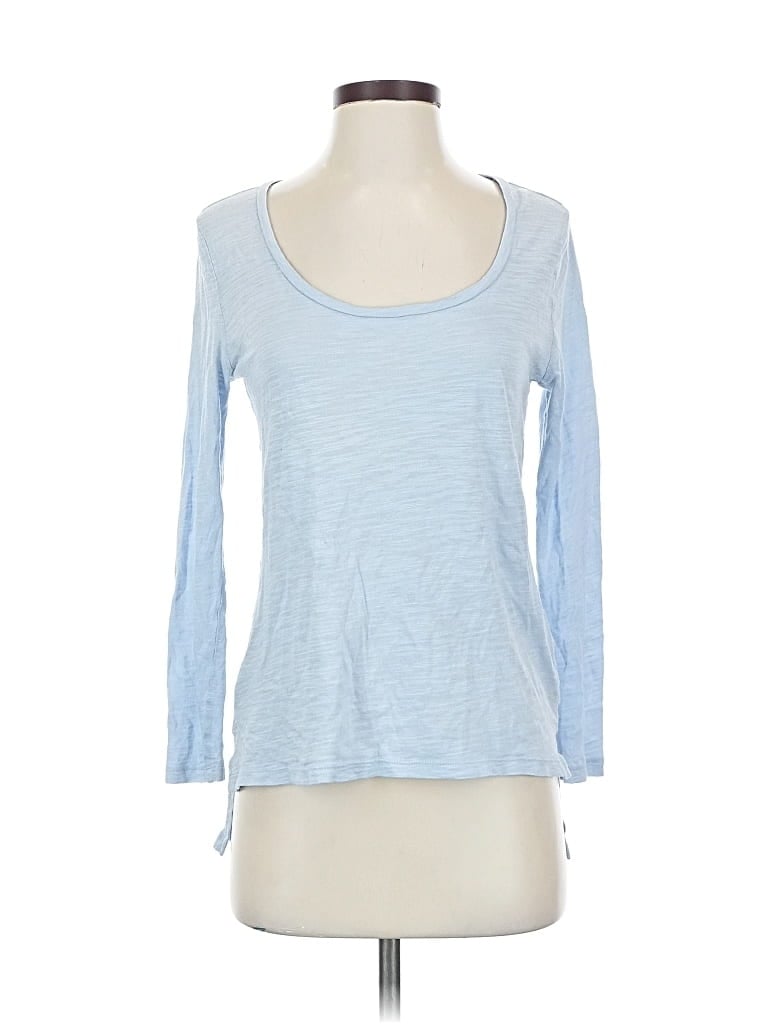 Pre-owned Banana Republic 3/4 Sleeve T-shirt In Blue