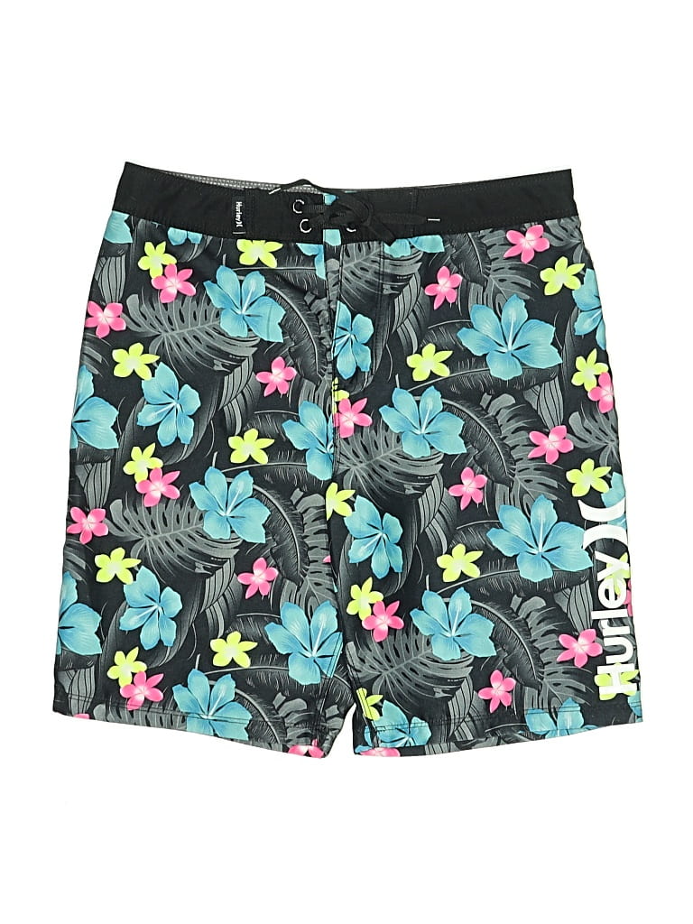 Pre-owned Hurley Kids'  Board Shorts In Gray