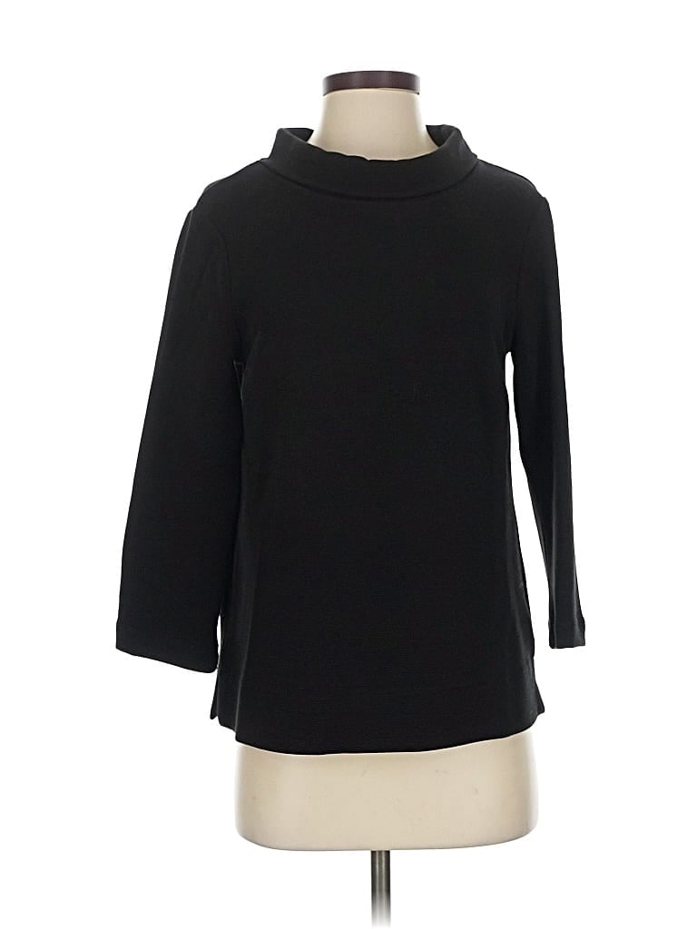 HOBBS LONDON Pre-owned 3/4 Sleeve Top Black Cowl Neck Tops