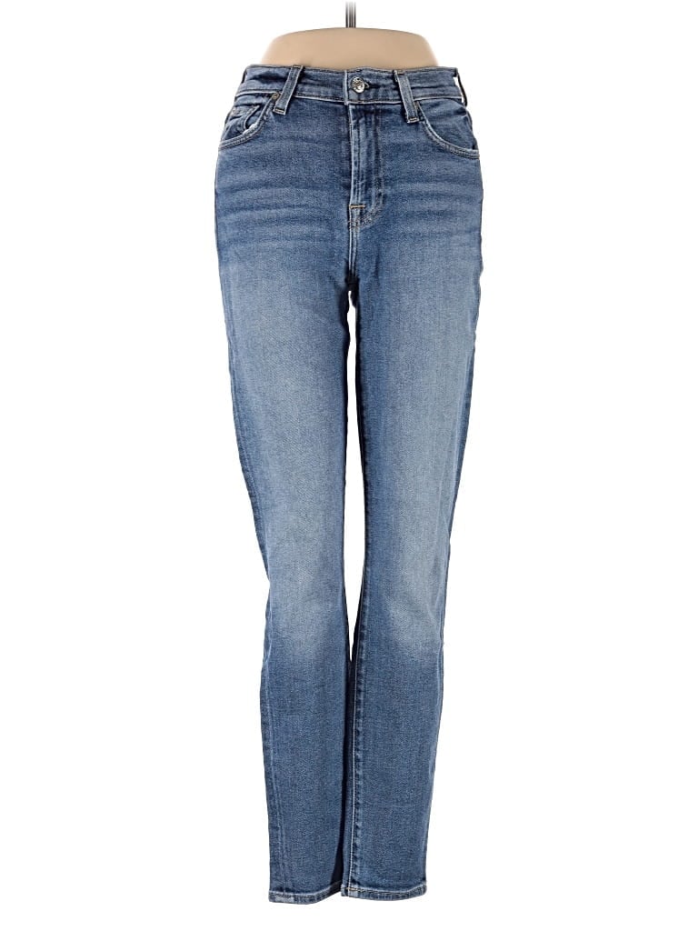 Pre-owned 7 For All Mankind Jeans In Blue