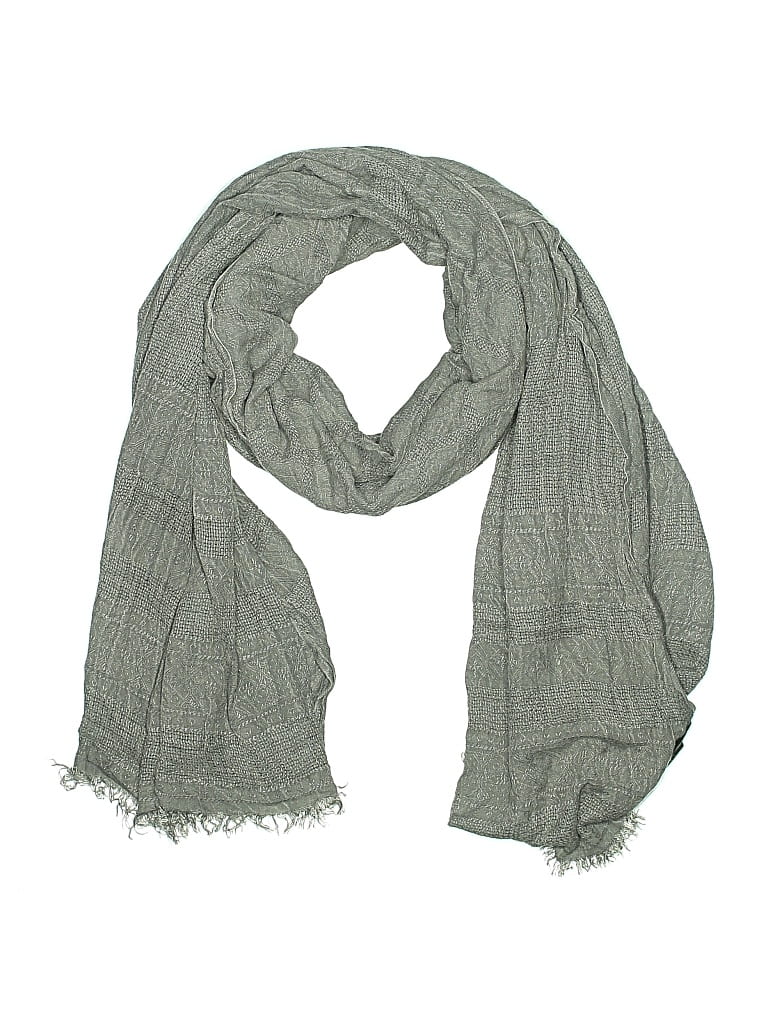 ZARA Pre-owned Scarf In Gray