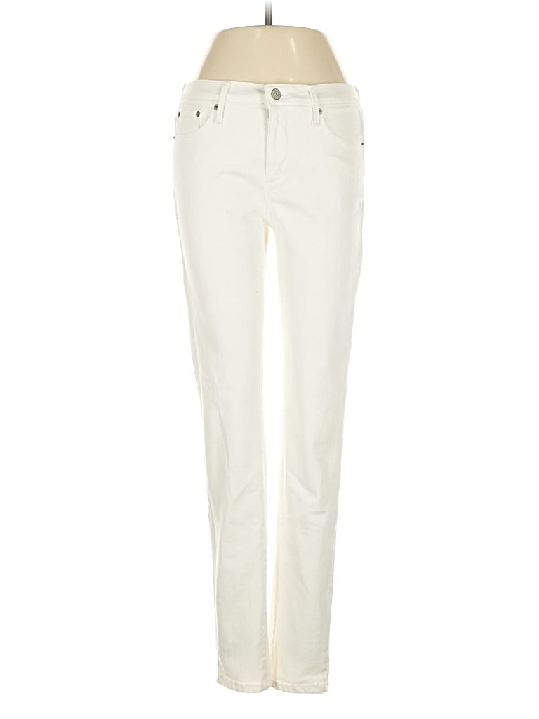 Pre-owned Banana Republic Factory Store Jeans In White