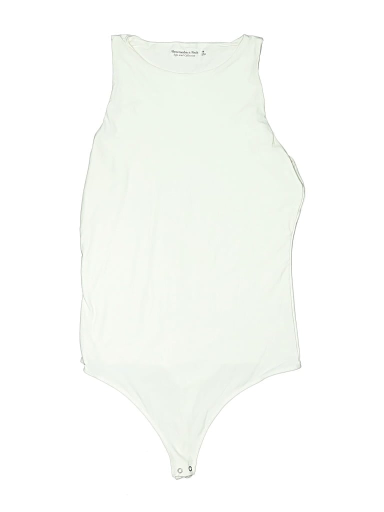 Pre-owned Abercrombie & Fitch Bodysuit In White