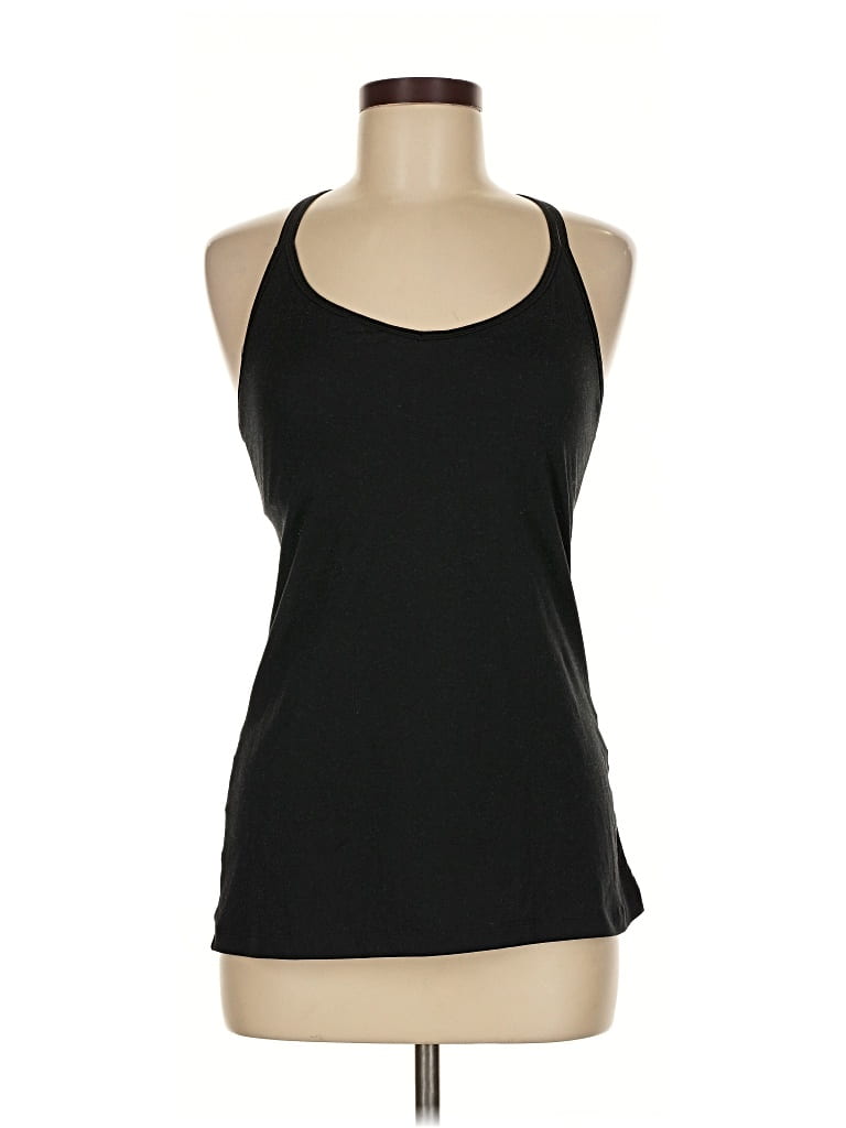 Click to view more detailed imagery on our partner's website Pre-owned Under Armour Tank Top Black Halter Neckline Tops