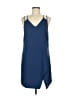 Cooper & Ella 100% Polyester Solid Blue Casual Dress Size M - photo 1