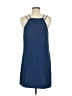 Cooper & Ella 100% Polyester Solid Blue Casual Dress Size M - photo 2