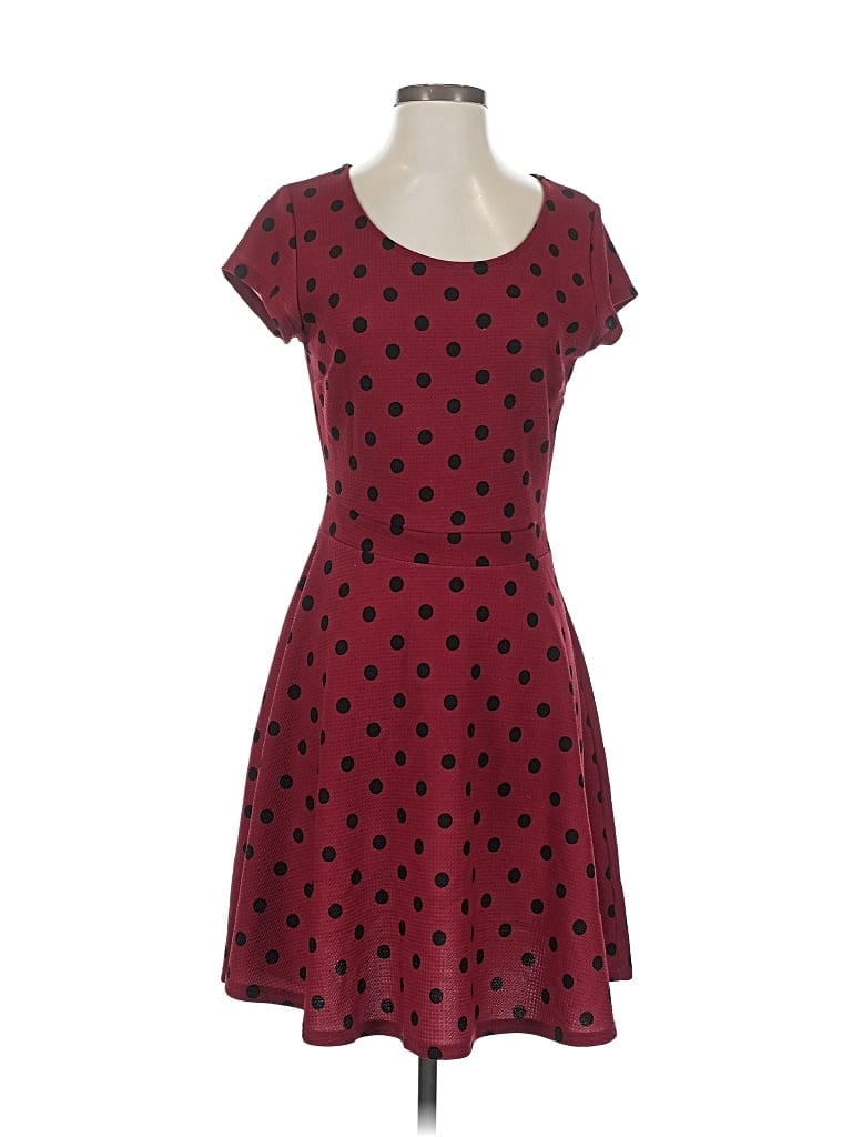 Pre-owned Gilli Casual Dress In Burgundy