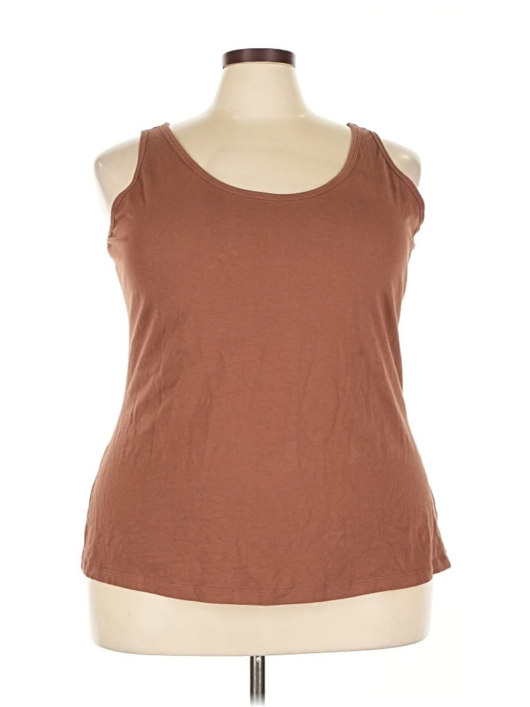 Pre-owned Old Navy Tank Top Brown Halter Neckline Tops