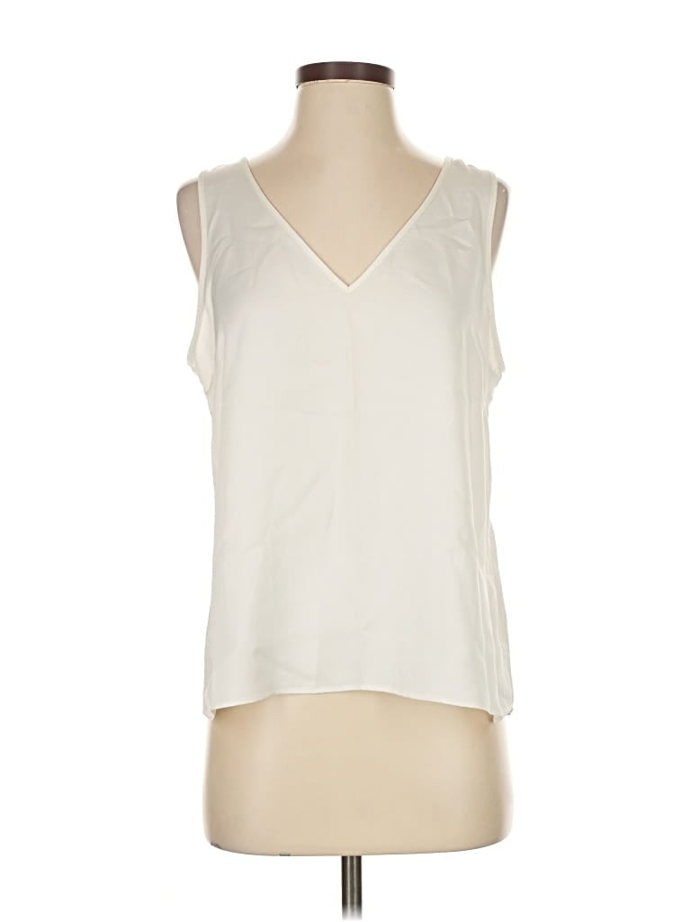 Pre-owned Club Monaco Sleeveless Blouse In White