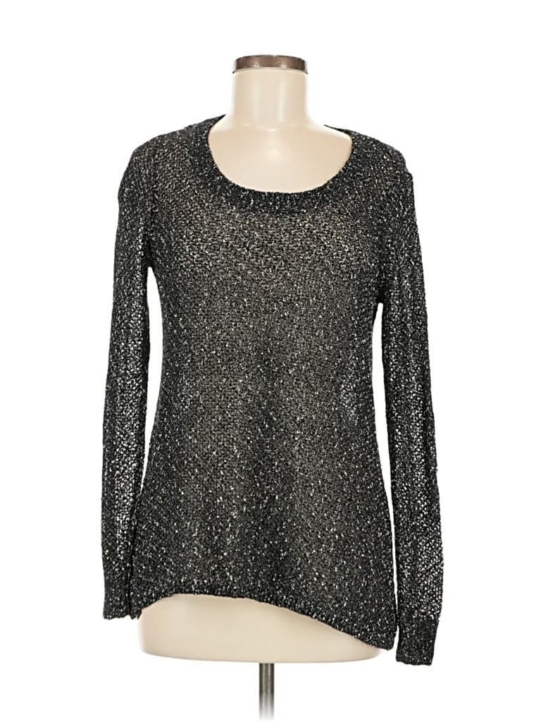 Pre-owned Eileen Fisher Pullover Sweater In Black