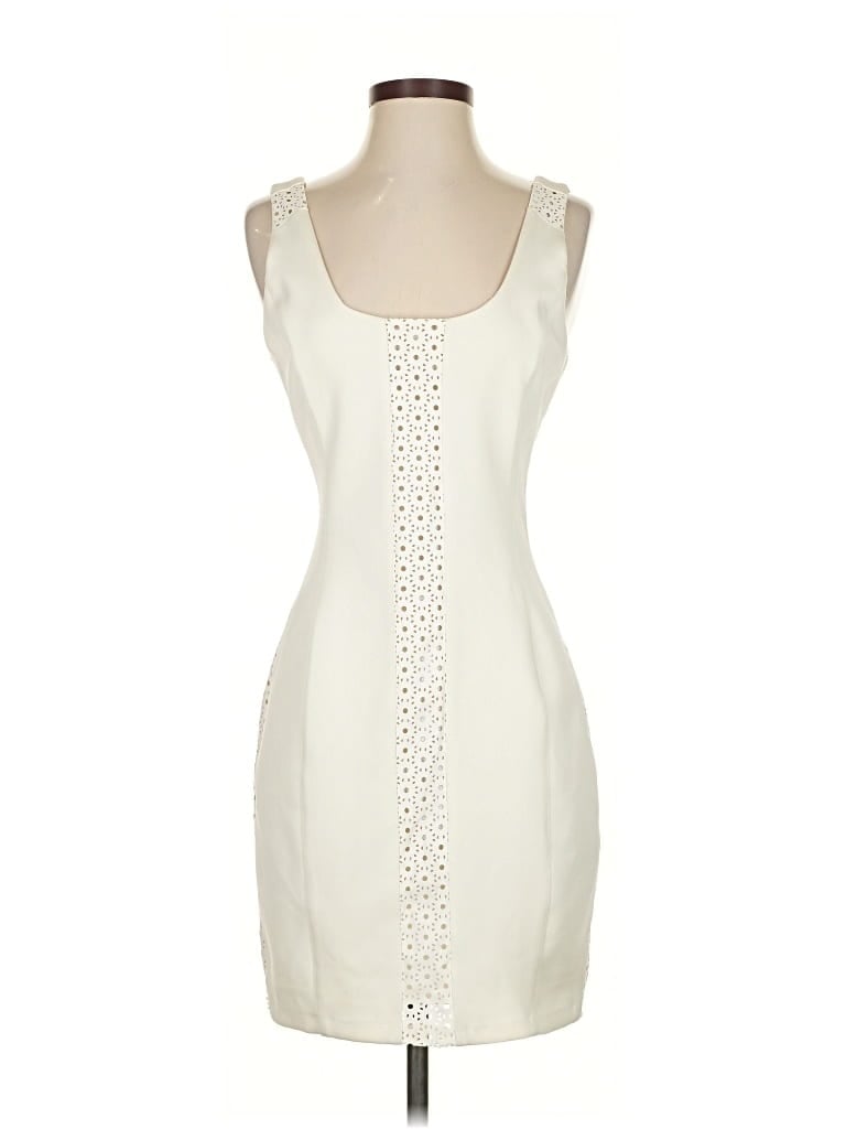 GUESS Pre-owned Cocktail Dress In White
