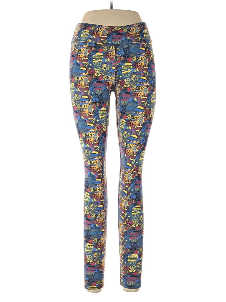 Pre-owned Dona Jo Leggings In Blue