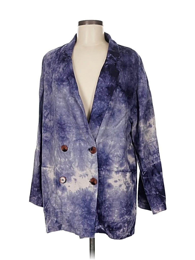 Pre-owned Amadi Blazer Jacket In Purple