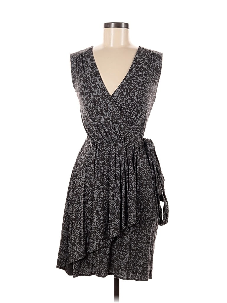 Pre-owned Ann Taylor Loft Cocktail Dress In Gray