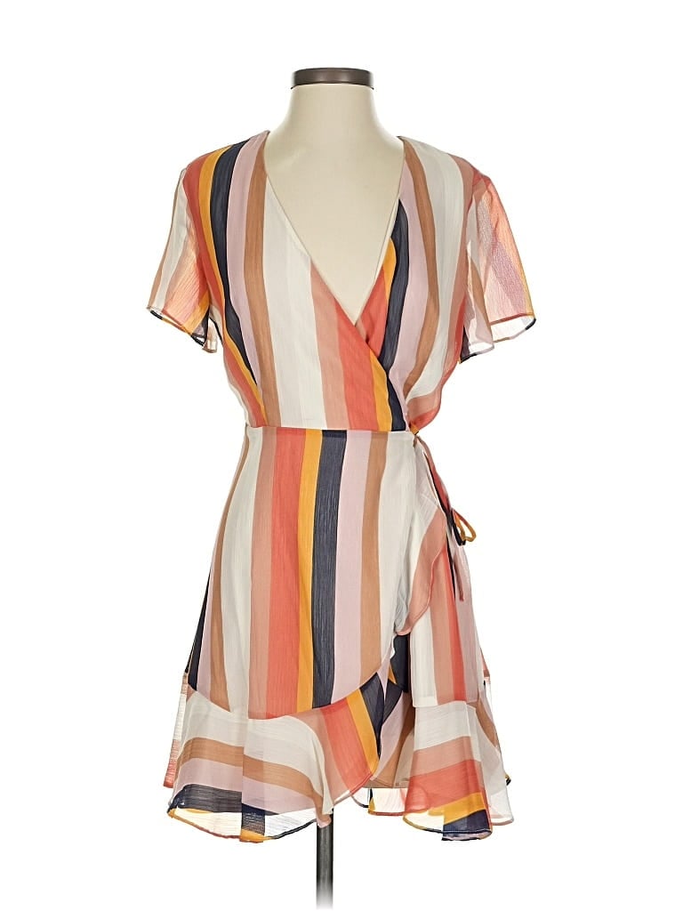 Click to view more detailed imagery on our partner's website Pre-owned All In Favor Casual Dress In Orange