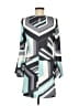W by Worth Graphic Gray Casual Dress Size 6 - photo 2