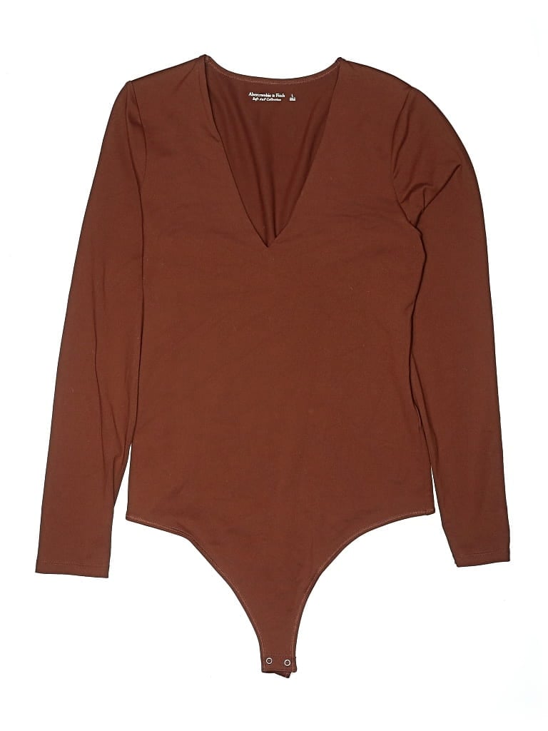 Pre-owned Abercrombie & Fitch Bodysuit In Brown