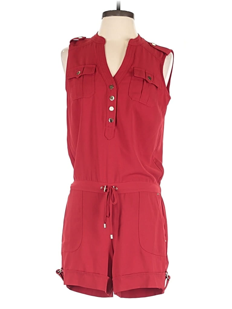 Pre-owned Caché Romper In Red