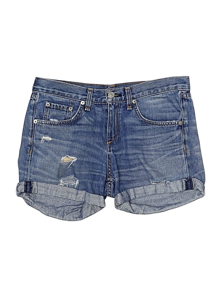 Pre-owned Rag & Bone Denim Shorts In Blue