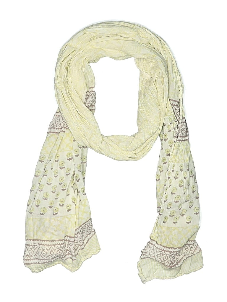 Pre-owned Unbranded Scarf In Yellow