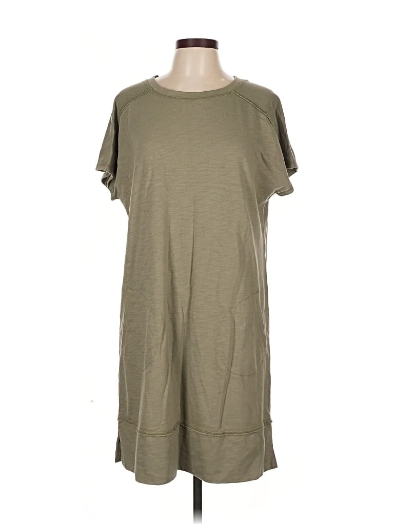 Pre-owned Zenergy By Chico's Casual Dress In Green
