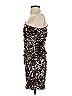 Windsor 100% Polyester Metallic Silver Cocktail Dress Size 5 - photo 5