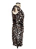 Windsor 100% Polyester Metallic Silver Cocktail Dress Size 5 - photo 4