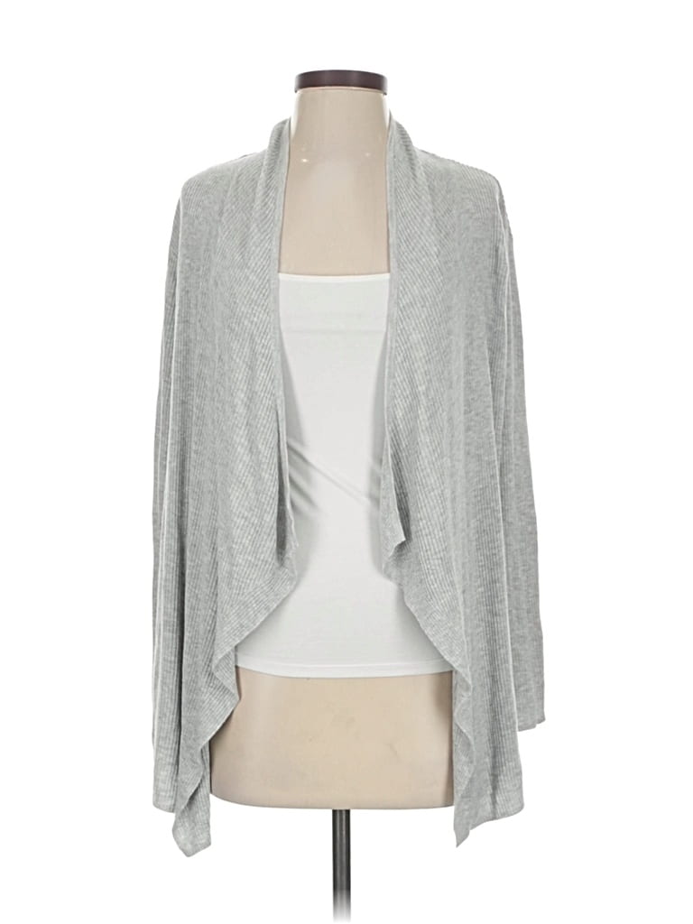 Pre-owned Uniqlo Cardigan Sweater In Gray