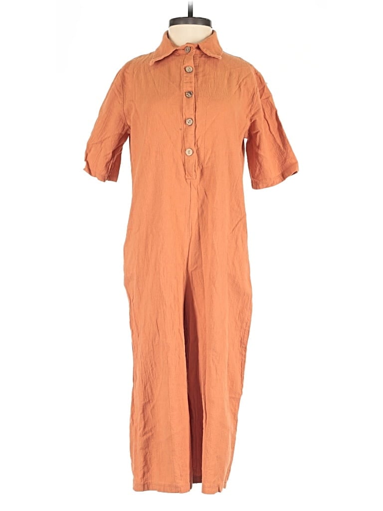 Pre-owned Unbranded Jumpsuit In Orange