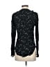 Paige 100% Rayon Stars Black Long Sleeve Blouse Size XS - photo 2