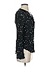 Paige 100% Rayon Stars Black Long Sleeve Blouse Size XS - photo 4