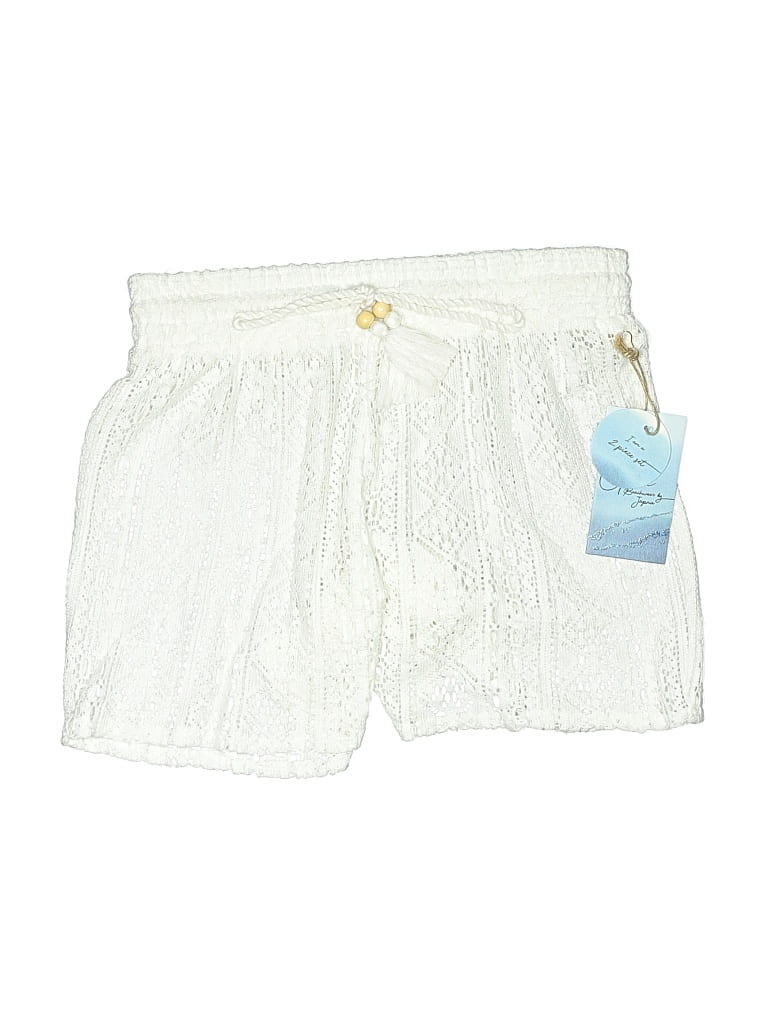 Goa Beachwear By Japna Shorts In White