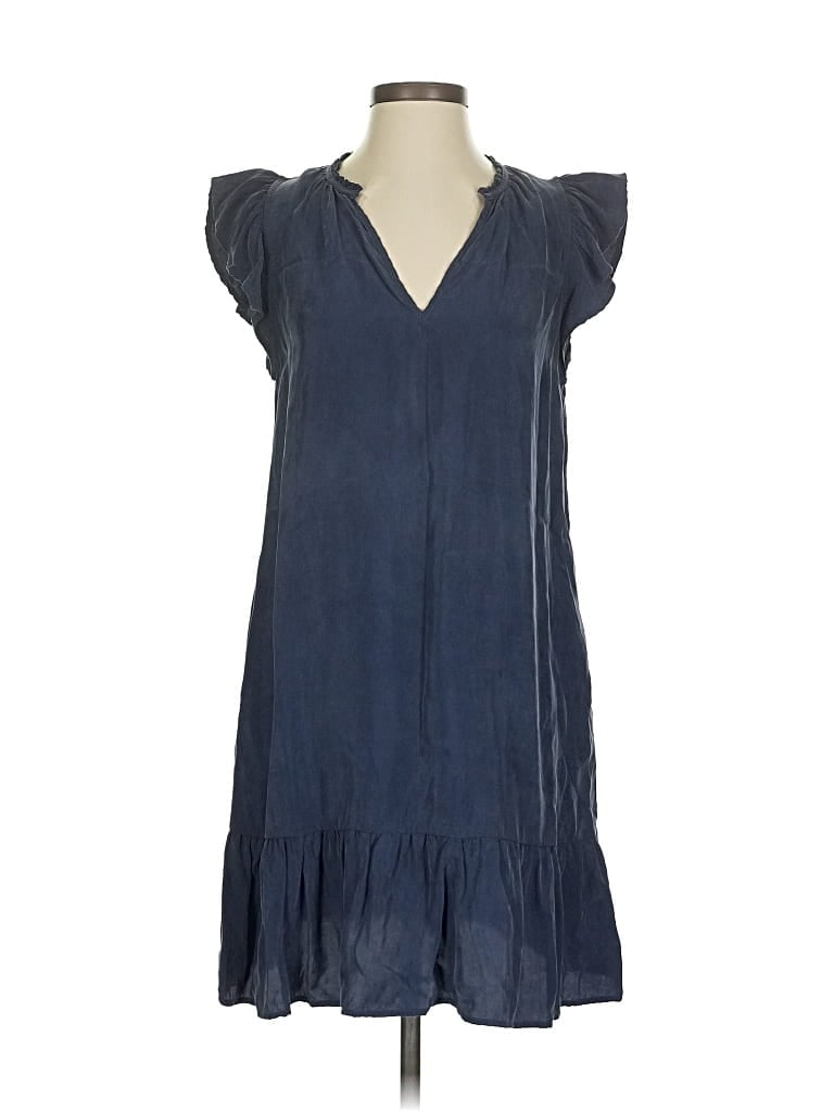 Pre-owned Evereve Casual Dress In Blue