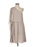 Alice + Olivia 100% Polyester Solid Tan Casual Dress Size S - photo 1