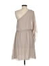 Alice + Olivia 100% Polyester Solid Tan Casual Dress Size S - photo 2