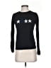 Assorted Brands Stars Black Pullover Sweater Size XS - photo 1