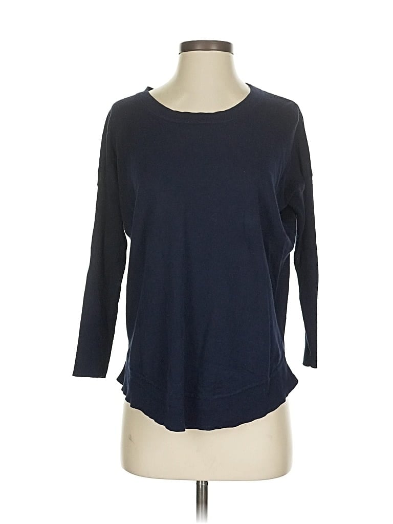 Pre-owned J.crew Factory Store 3/4 Sleeve T-shirt In Blue