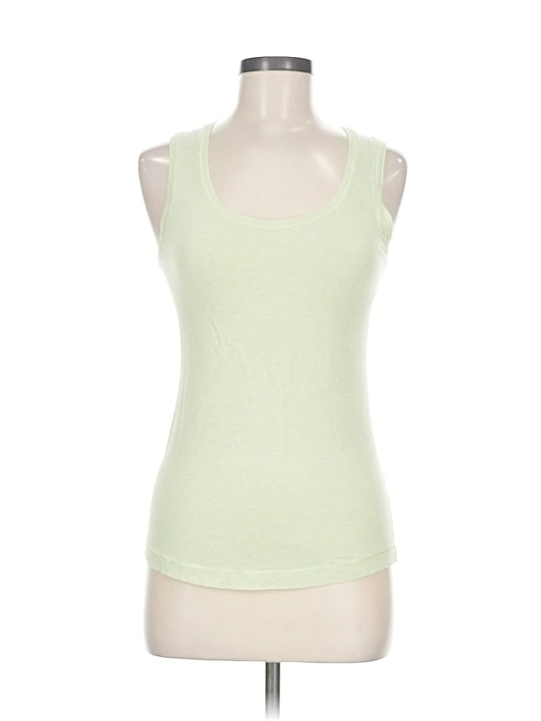 Pre-owned Lululemon Athletica Tank Top Green Strapless Neckline Tops