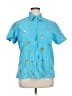 Assorted Brands Blue Short Sleeve Button-Down Shirt Size XL - photo 1