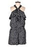 Ann Taylor LOFT 100% Polyester Stars Black Romper Size XS - photo 1