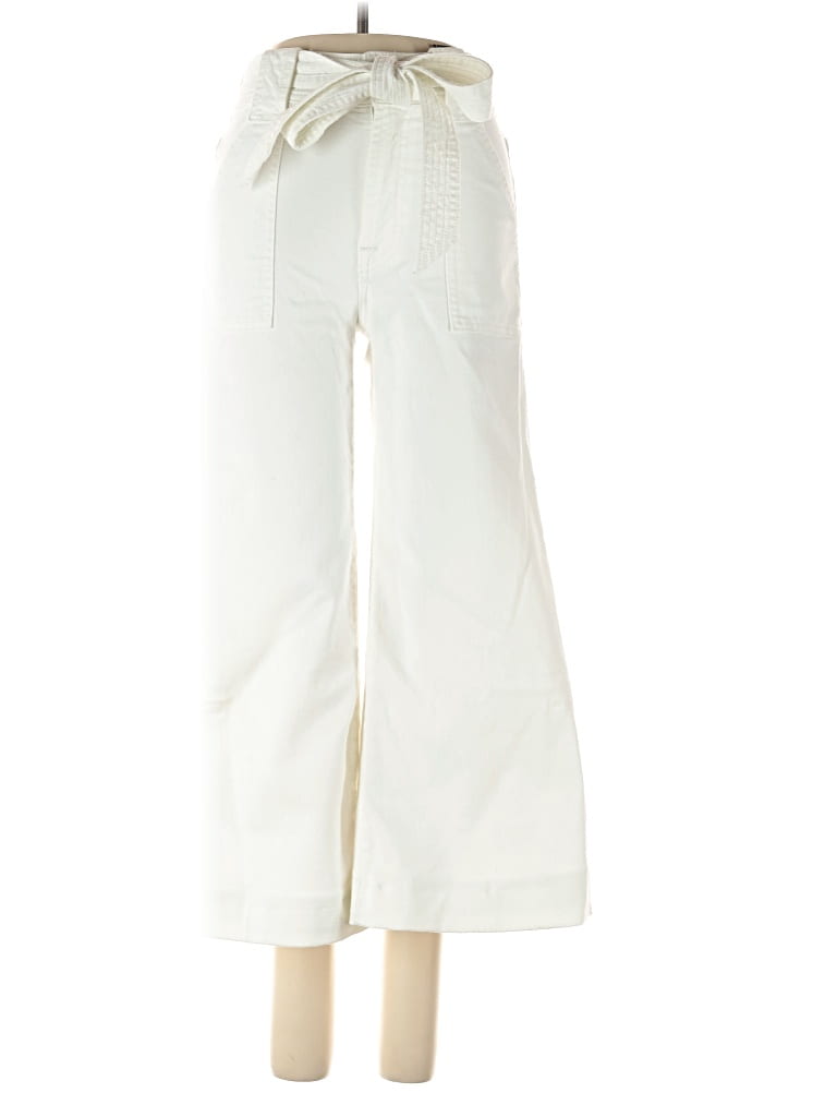 Pre-owned 7 For All Mankind Casual Pants In White