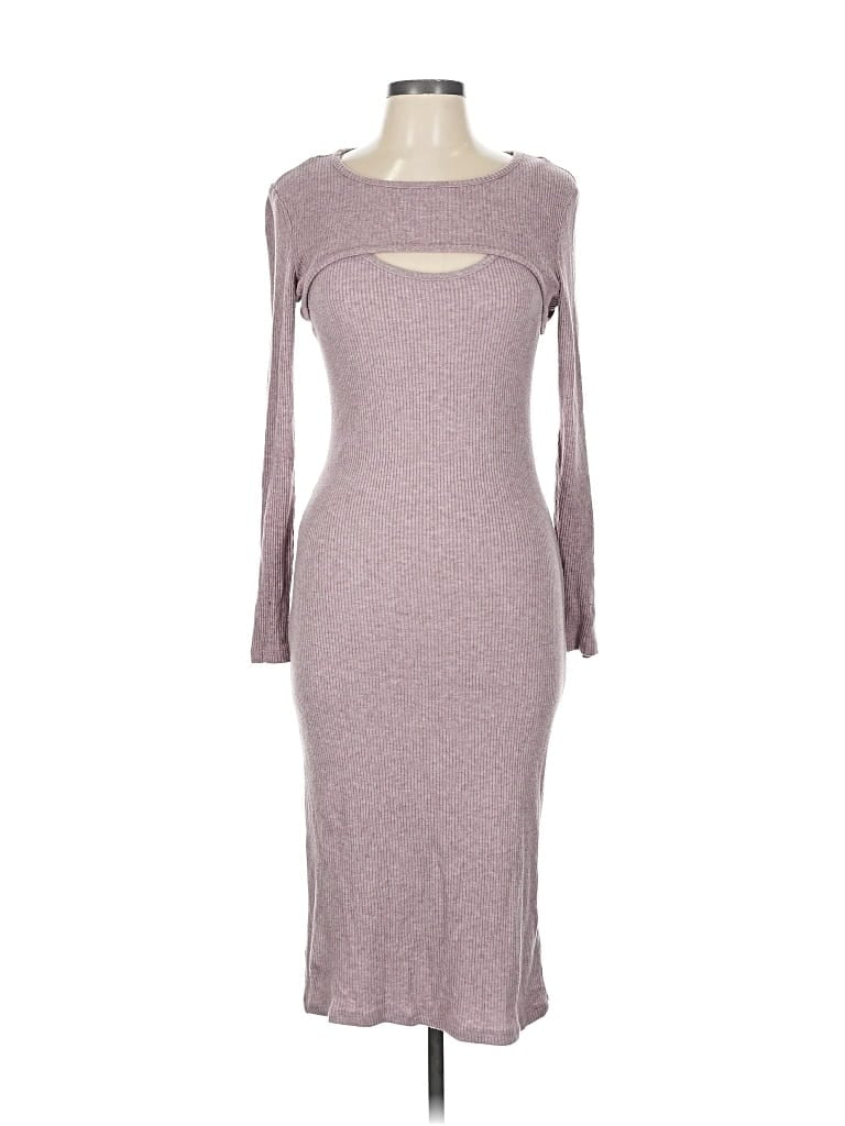 Pre-owned Wild Fable Casual Dress In Gray