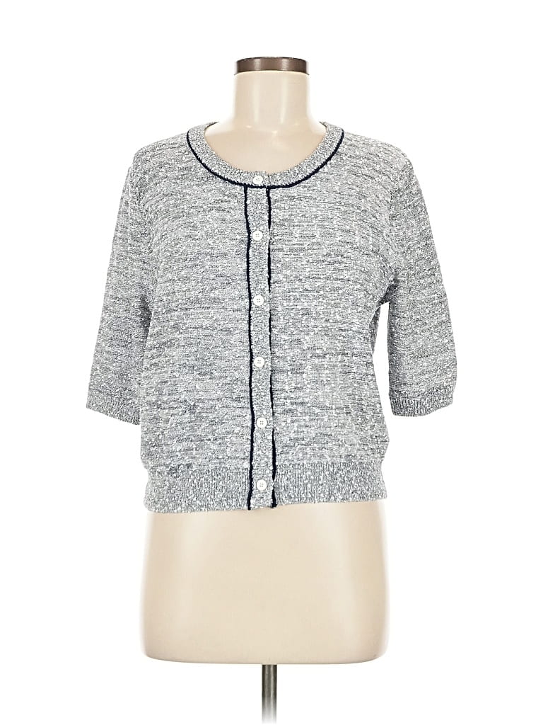 Pre-owned The Upside Cardigan Sweater In Gray