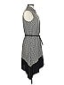 BCX 100% Polyester Houndstooth Black Casual Dress Size M - photo 4
