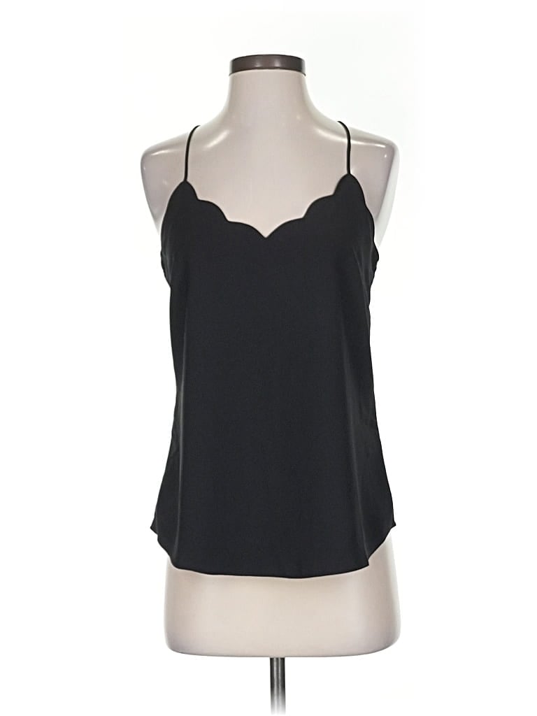 Pre-owned J.crew Factory Store Sleeveless Blouse In Black