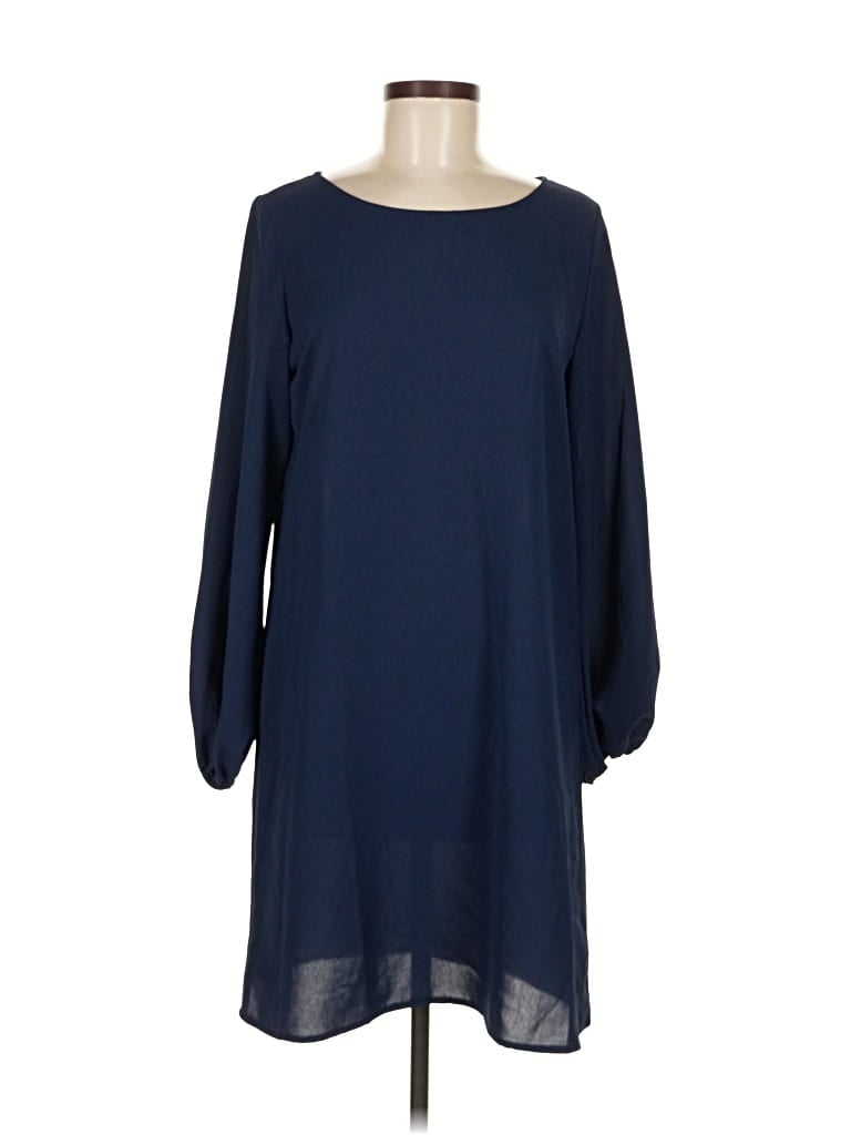 Emery Rose Casual Dress In Blue