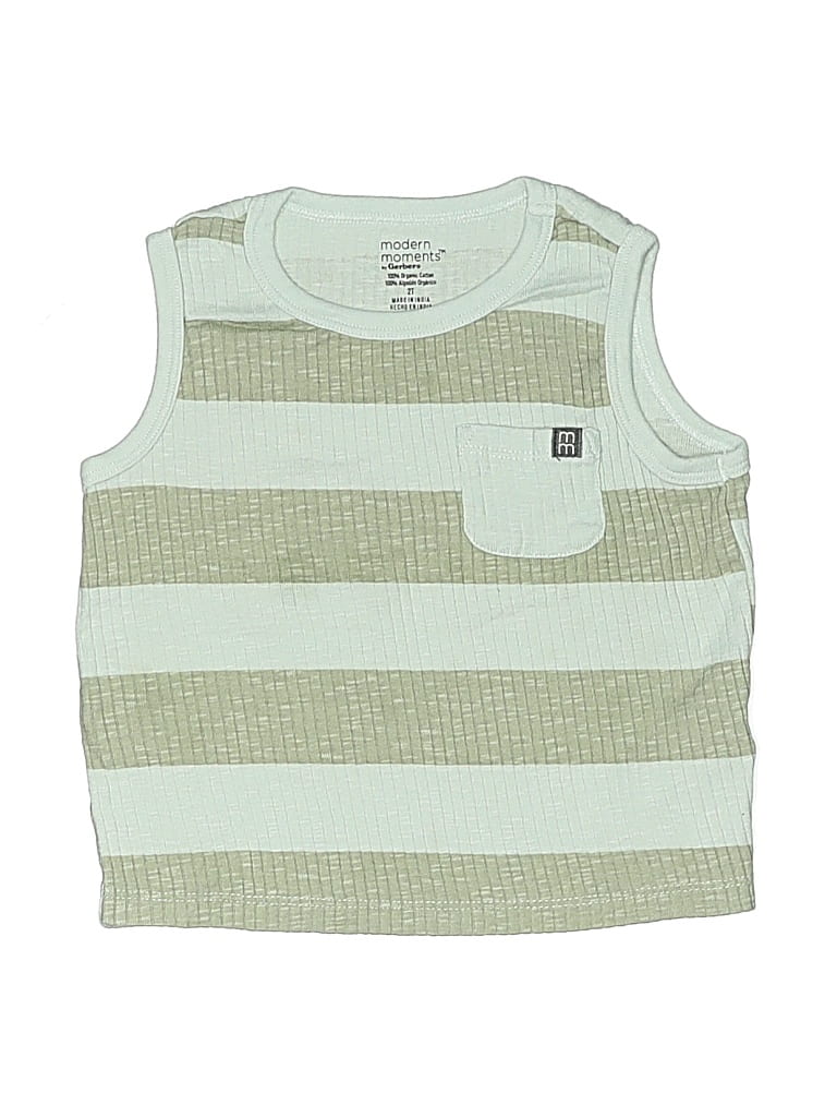 MODERN MOMENTS Pre-owned Kids' Sleeveless T-shirt In Green