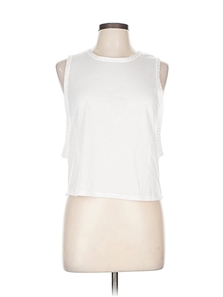 Pre-owned Alala Sleeveless T-shirt In White